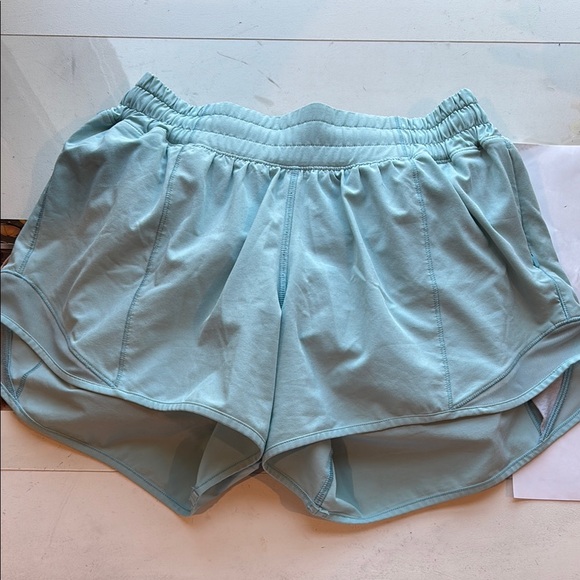 lululemon athletica Women's Aqua Athletic Shorts - Picture 1 of 4